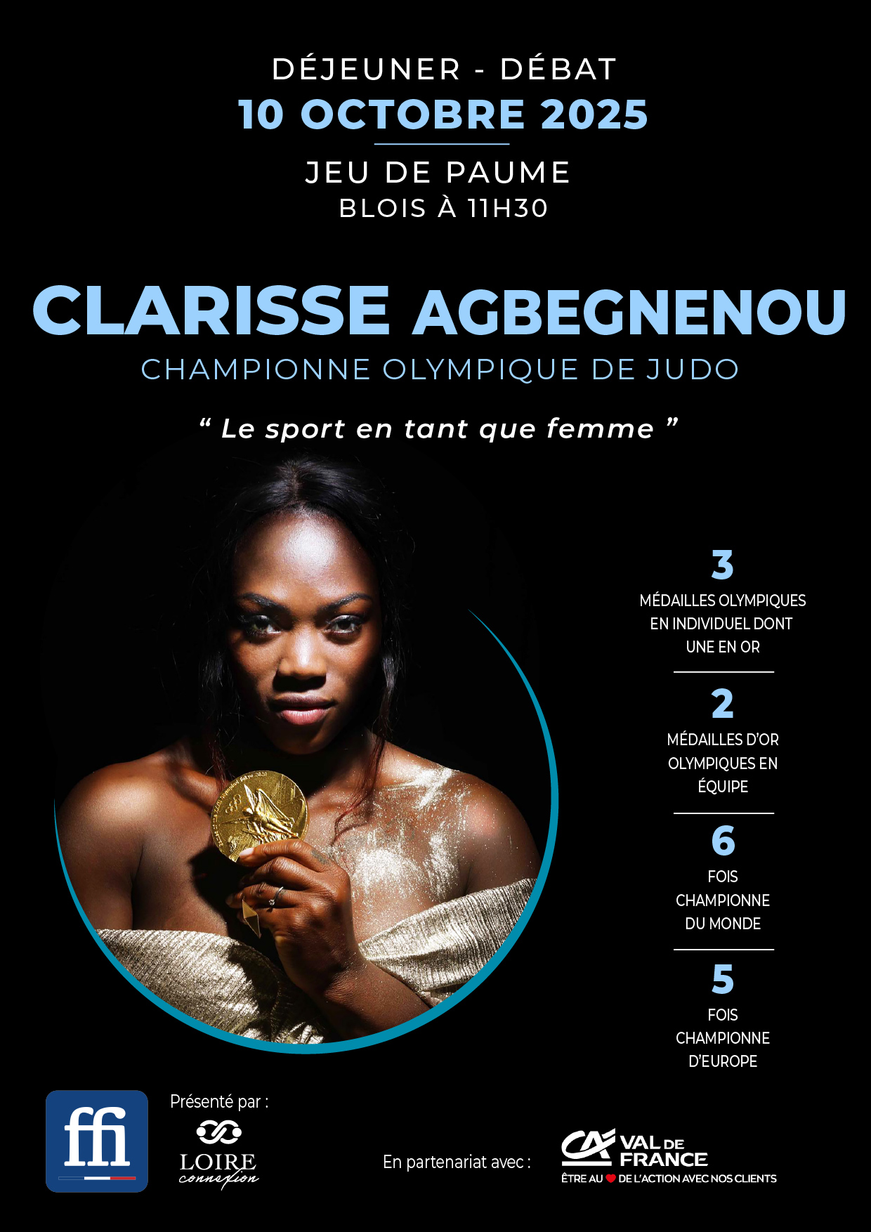 Affiche — Clarisse Agbegnenou